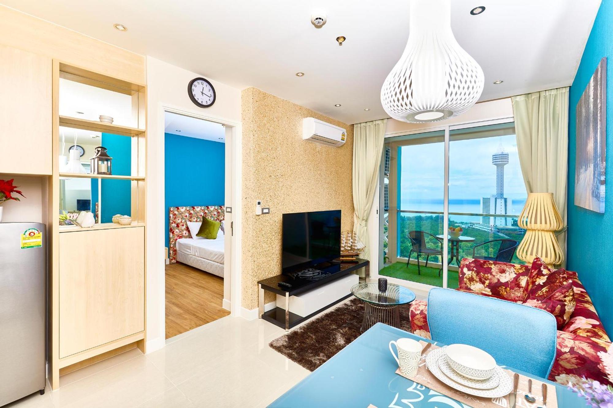 Grande Carribean - Seaview - Jomtien -Free Taxi From The Airport Apartamento Pattaya Exterior foto