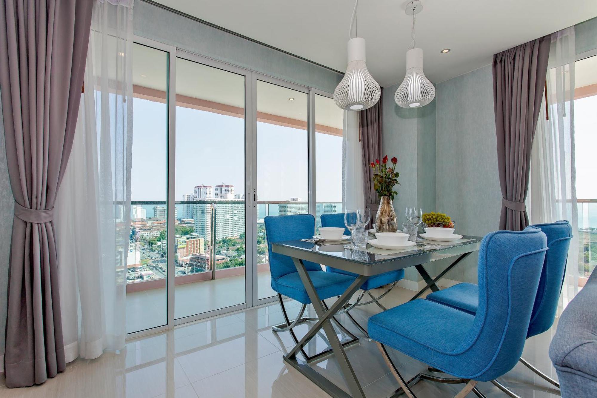 Grande Carribean - Seaview - Jomtien -Free Taxi From The Airport Apartamento Pattaya Quarto foto